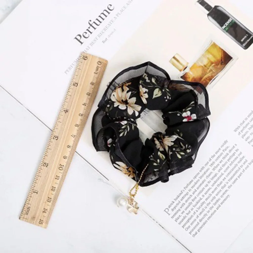 Новинка большое кольцо из жемчуга и кишки повязка на голову эластичное для волос