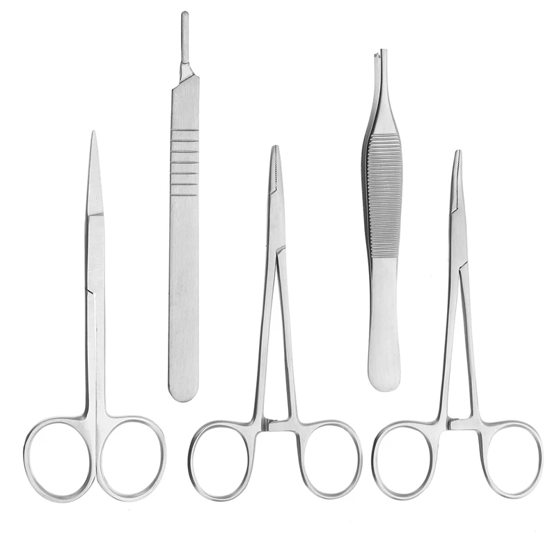 

25Pcs Suture Training Kit Skin Operate Suture Practice Model Training Pad Needle Scissors Tool Kit Teaching
