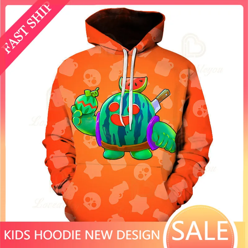 

Kids Hoodie Brawings VOID GENE MAX Star Children's Wear Spike Game 3d Swearshirt Boys Girls Tops Hoodies Teen Clothes