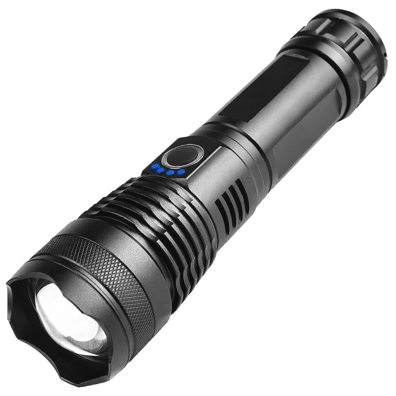 

Most powerful flashlight 5 Modes usb Zoom led torch xhp50 18650 or 26650 battery Best Camping, Outdoor