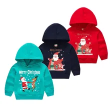 11.1-11.11 special discount Christmas Costumes Festive Hooded Sweater Christmas santa Pattern Cute Boy And Girl Hooded Sweater