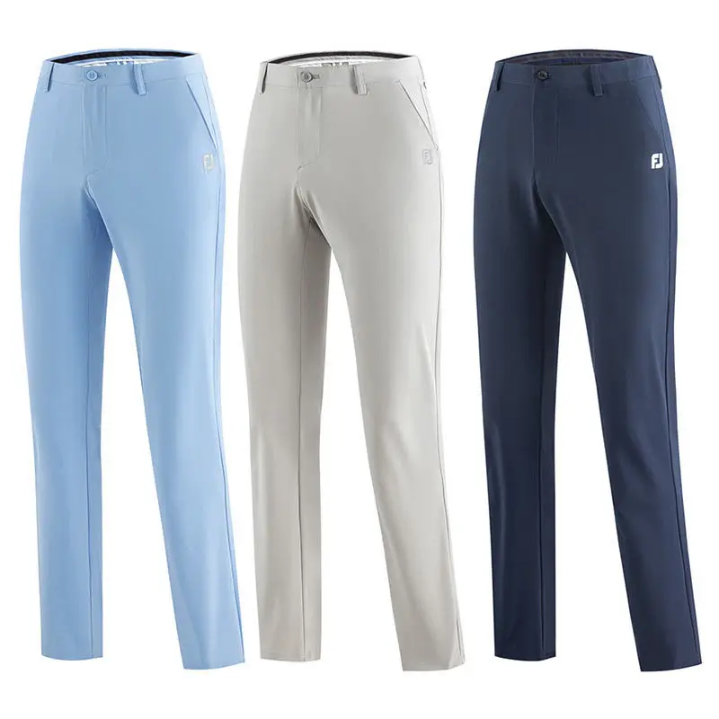 

Men's Golf Trousers Summer Sports Thin Breathable Long Pants Golf Apparel Dry Fit Pants for Men