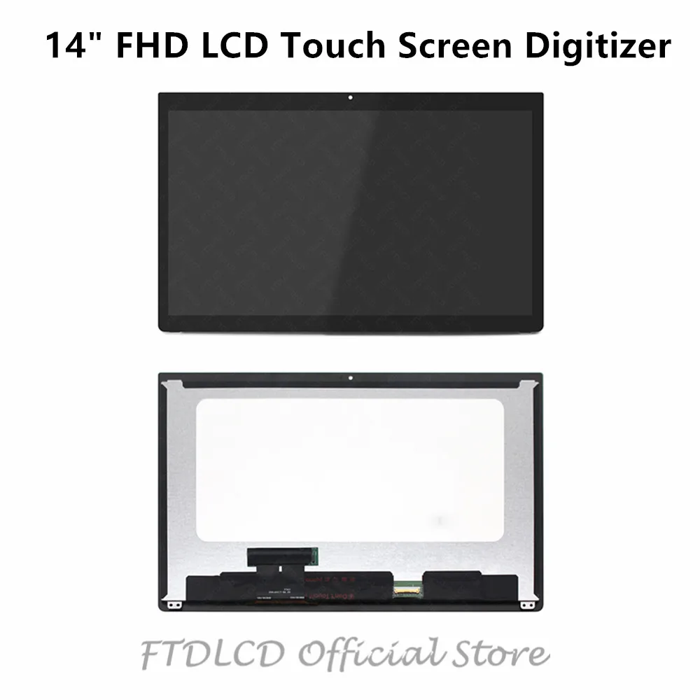FTDLCD для Dell Latitude 7480 P73G001 7490 P73G002 14 &quotFHD LCD сборка сенсорный экран дигитайзер 1920x1080|x360