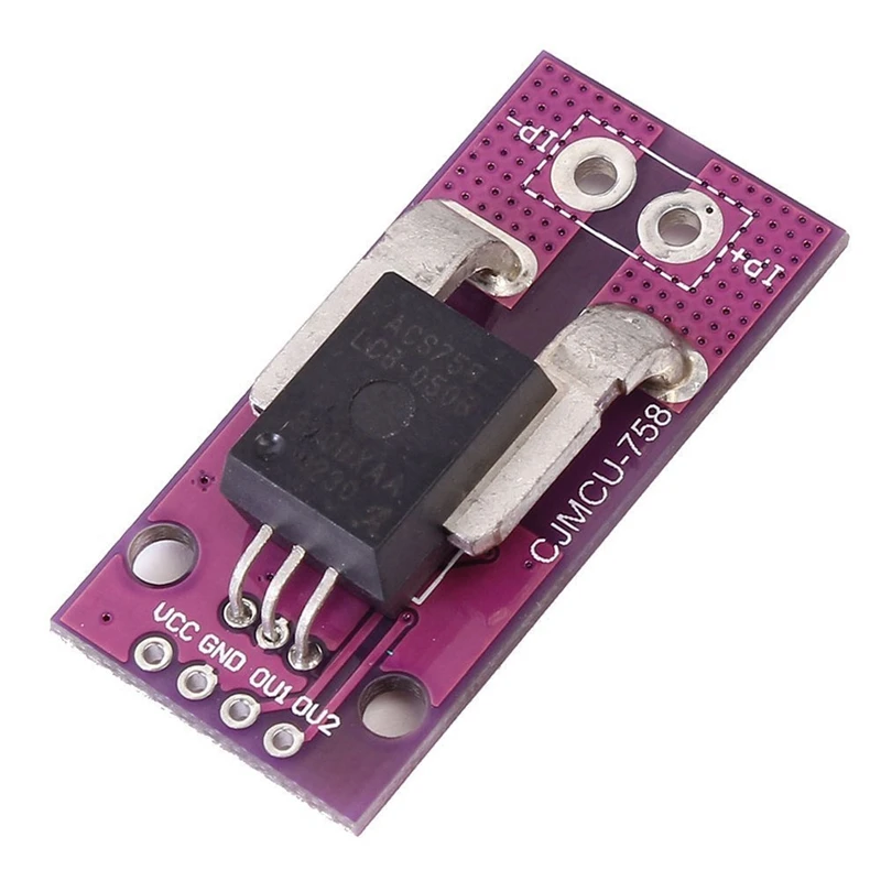 ACS758LCB 50A диапазон Линейный Датчик тока аналогового сигнала Выход для Arduino Холла