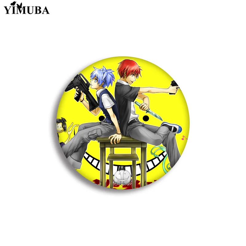 Коллекция брошей в классе убийц Shiota Nagisa Akabane Karuma фигурки мультяшный узор значок