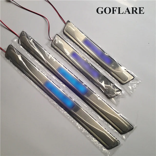 

Car Accessories For Toyota Prius NHW20 XW20 2003-2008 2009 LED Door Sill Scuff Plate Sills Protector Welcome Pedal Cover Sticker