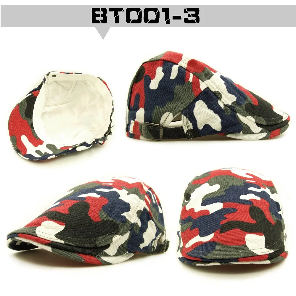CLIMATE Camouflag Beret Cap Hat Military Army Cotton Flat Ivy Adult Women Men Unisex Adjustable Caps | Аксессуары для одежды