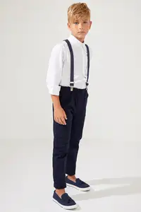 DeFacto осень мальчиков тканые низ для мальчиков из хлопка с эластичной резинкой на талии, брюки для девочек детские новые модные Season-R7061A620AU