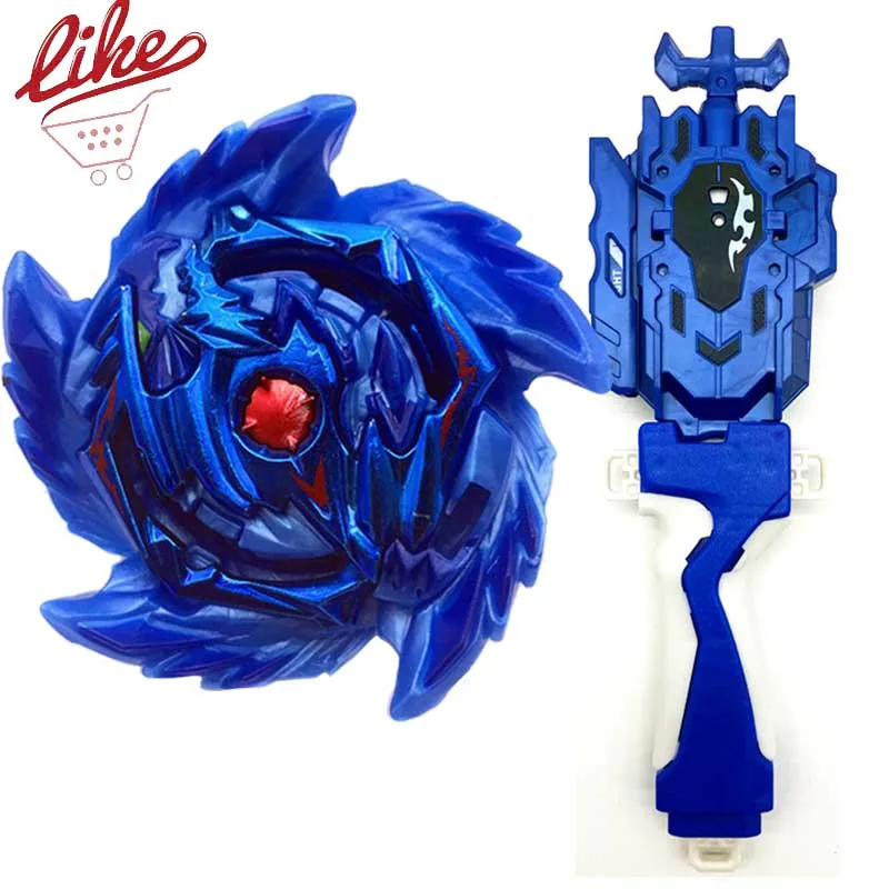 

Laike Beyblad Burst Flame B-145 DX Starter Benome DiaIbolos Blue Ice Dragon B145 Spinning Top with Launcher Handle Set Toys