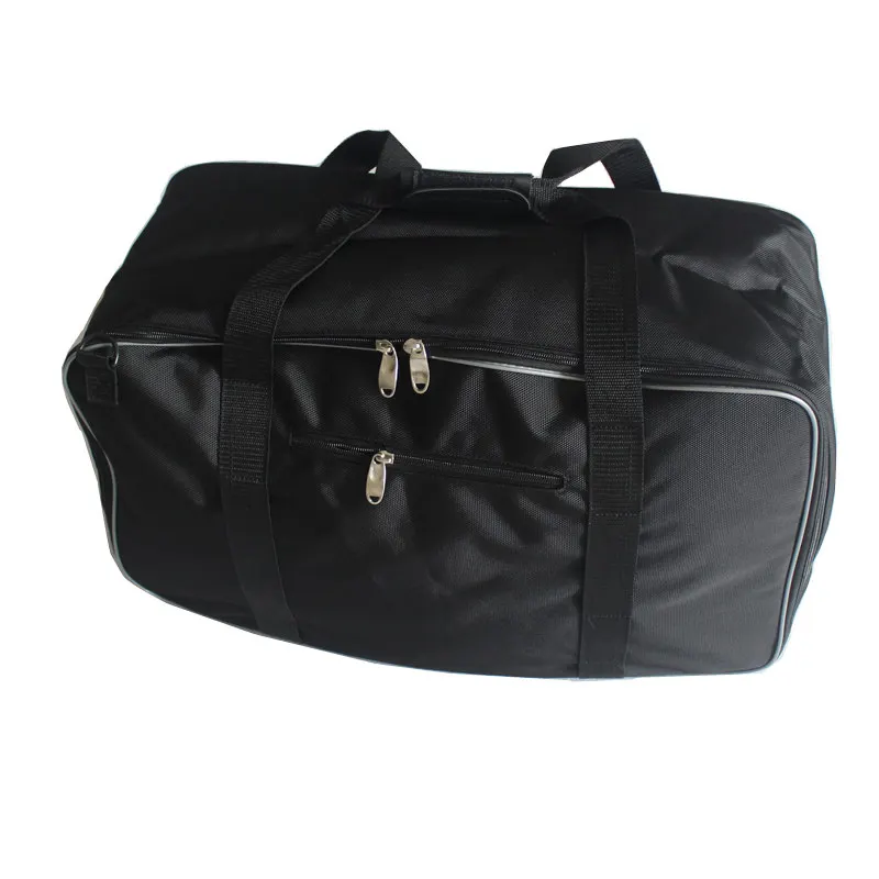 Черная сумка для седла мотоциклетная пак пакет мягкая внутренняя багажа Harley Touring