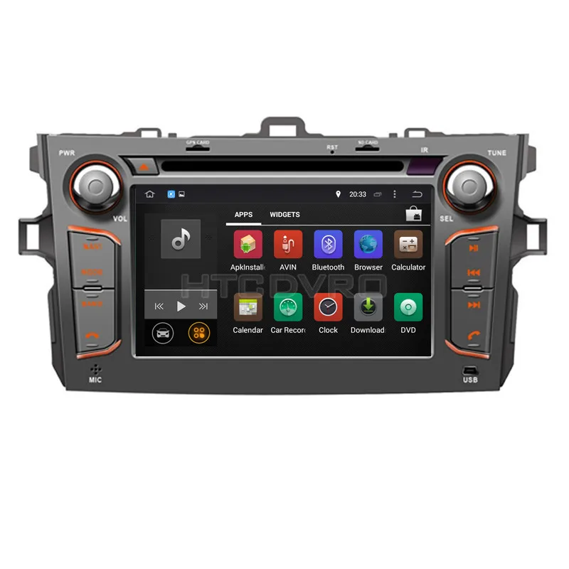 YMODVHT 7 дюймов 4G Восьмиядерный Android 9 0 1 автомобильный dvd плеер для Toyota Corolla 2006 2007 2008