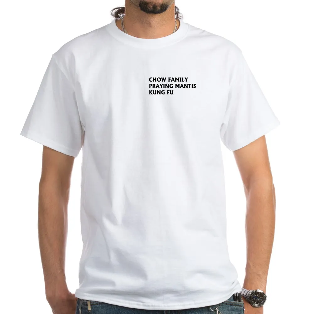 Китайская футболка Chow Mantis пепельно серая унисекс|Мужские футболки| |
