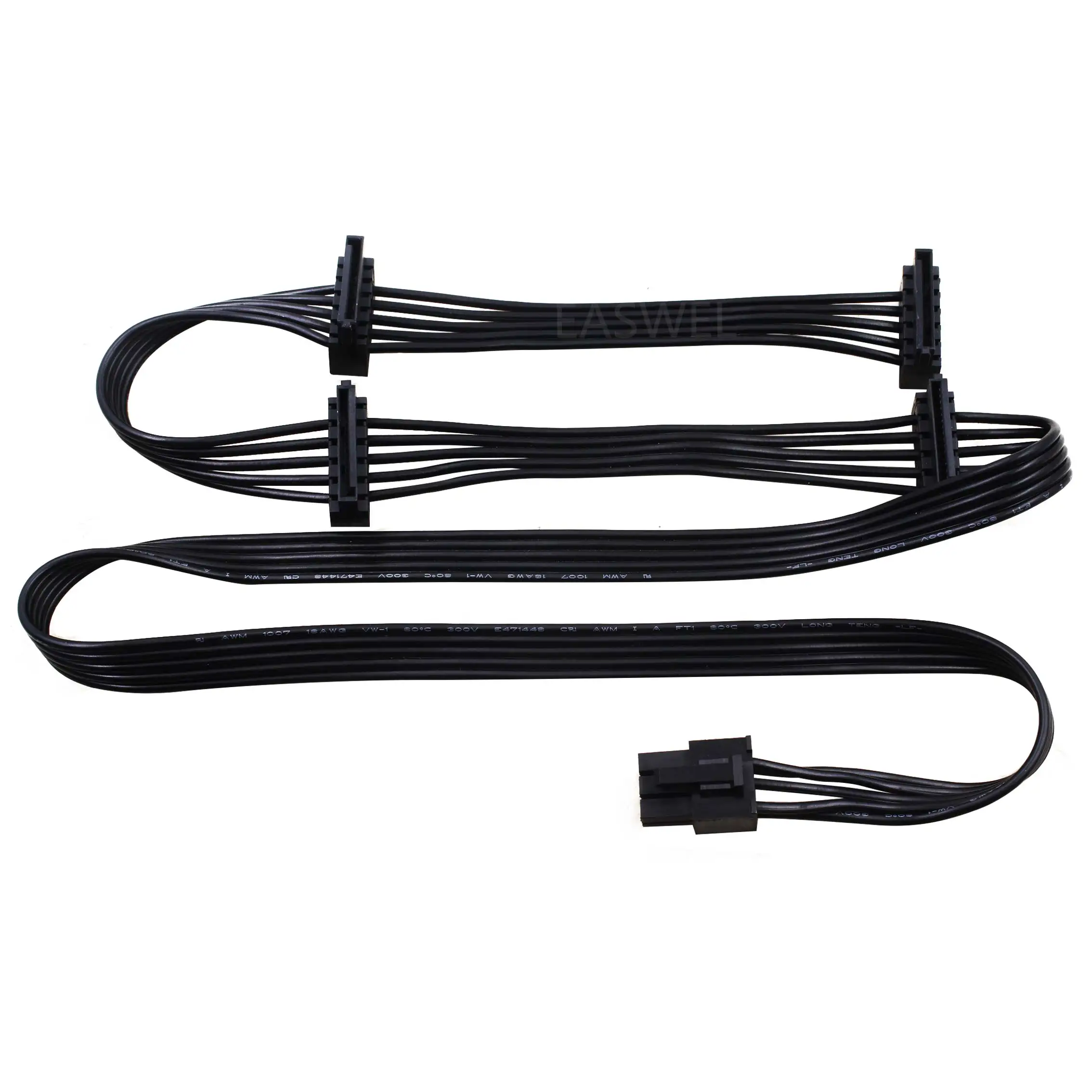 Кабель питания PCI-E 6Pin 1-4 SATA для PSU CORSAIR RM1000x RM850x RM750X | Электроника