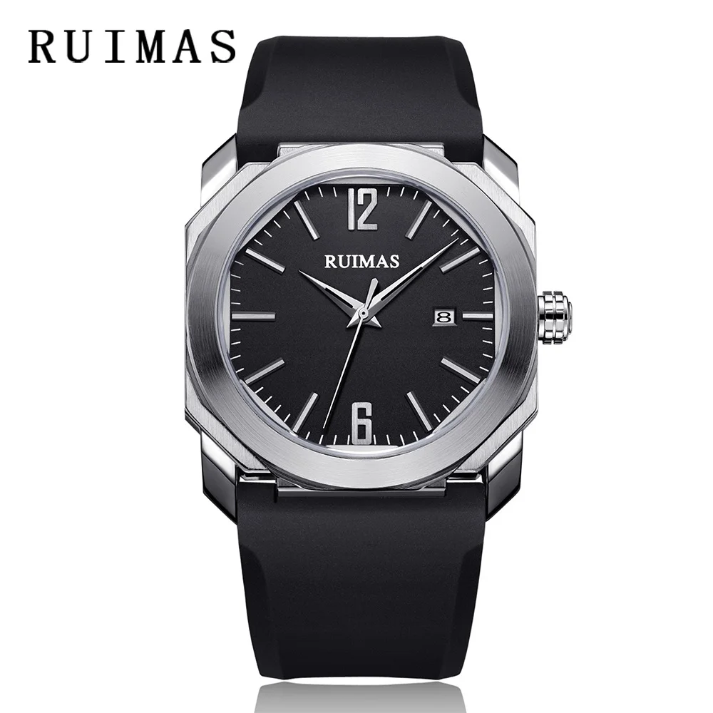 Мужские часы с силиконовым ремешком 2019 роскошные модные креативные спортивные