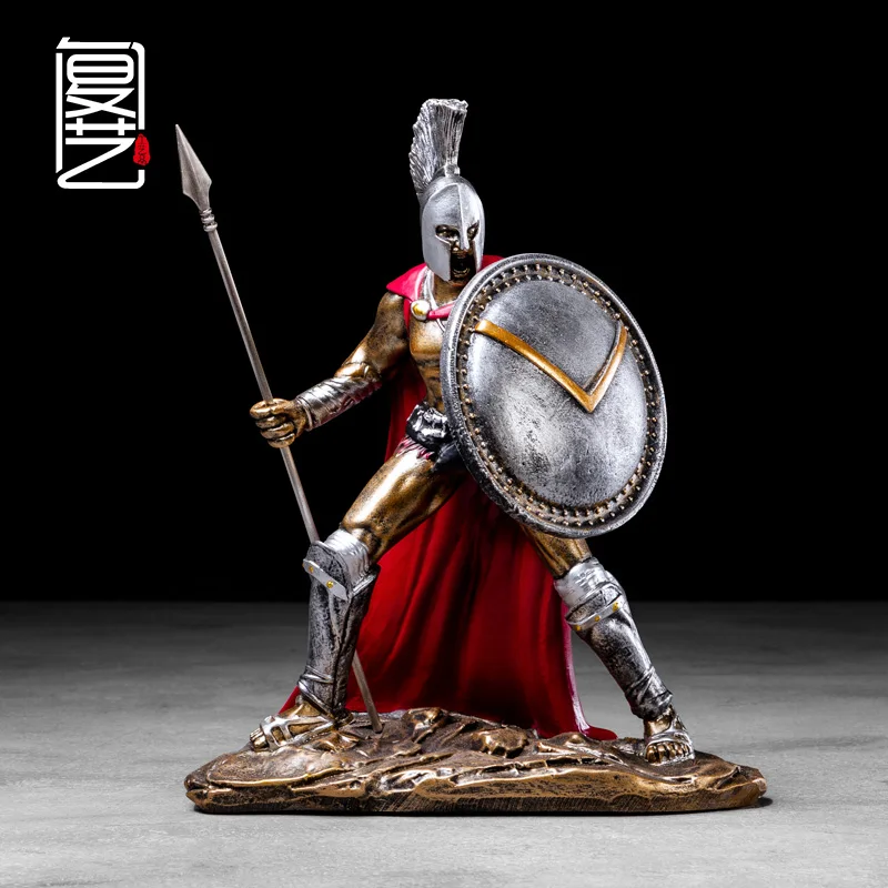 Статуэтка спартанского иероглифа с орнаментом в древнем римском стиле модель