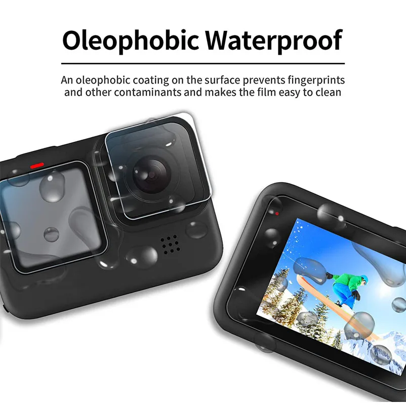 Продажа Набор аксессуаров KFFTWWX для Gopro Hero 9, черный водонепроницаемый корпус, протектор экрана из закаленного стекла, Крепление Фильтра для Go Pro 9