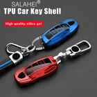 Мягкий ТПУ чехол для автомобильного ключа чехол для Porsche Panamera Macan Cayenne Carrera Boxster Cayman 911 970 981 991 918 аксессуары