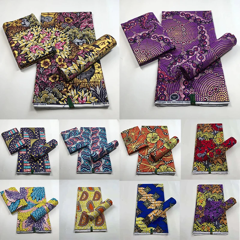 

15 Styles African Print Fabric 100% Cotton High Quality Ankara Fabric African Real Wax Print Cotton Wax Original Real Wax