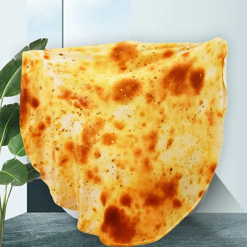 3D печатные фланелевые мягкие Burrito одеяло s круглая форма путешествия покрывало на кровать обертывание Пледы для гостиной забавные покрывала ковер