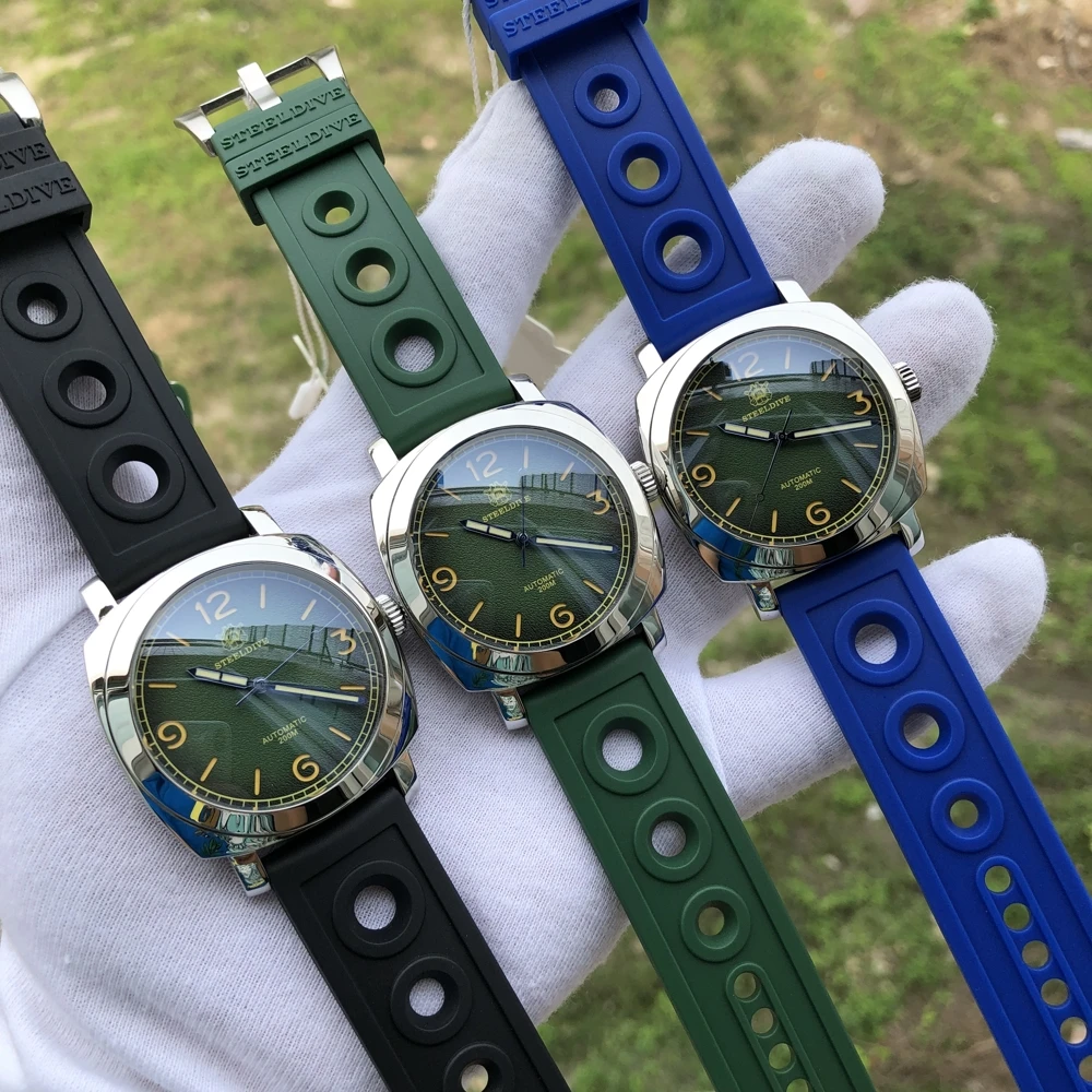 Стальные часы для дайвинга SD1938 мужские 200 м автоматические механические 316L