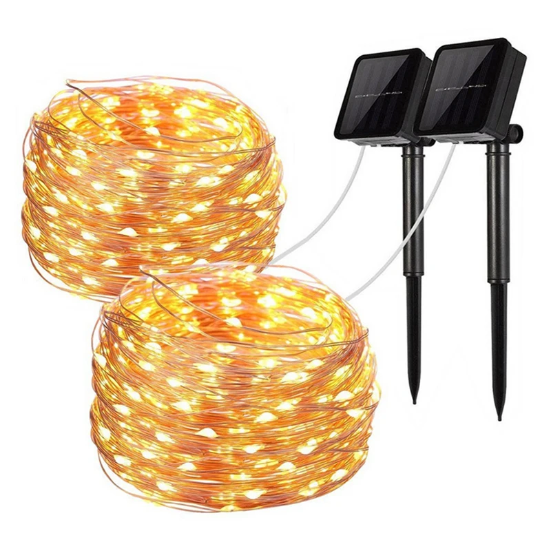 

Solar String Fairy Lights 12m 100LED / 5M 50 LED Waterproof Outdoor Garland Solar Power Lamp Christmas For Garden Decoration