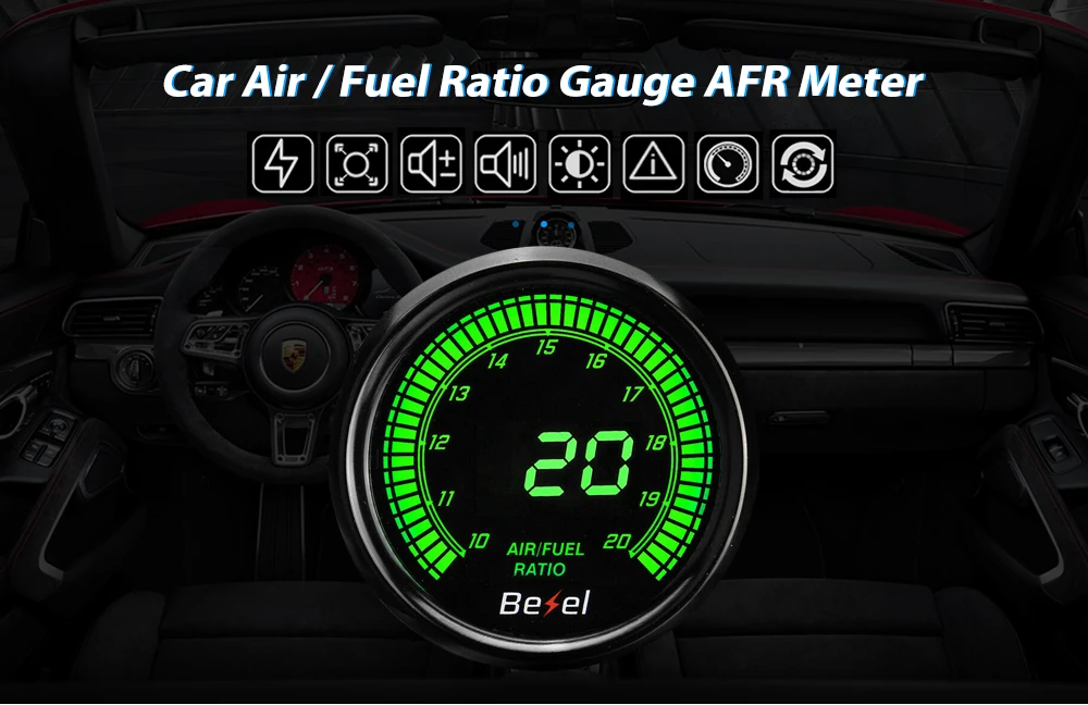 Измеритель соотношения топлива и воздуха 2 дюйма 52 мм | Автомобили мотоциклы