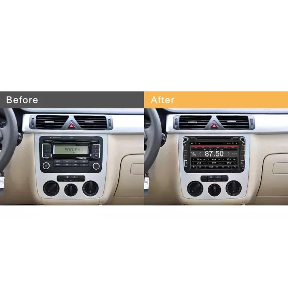 Автомагнитола 2 Din Android 7 1 DVD-плеер GPS-радио для VW GOLF 6 Polo Bora JETTA B6 PASSAT Tiguan SKODA OCTAVIA 3G OBD +