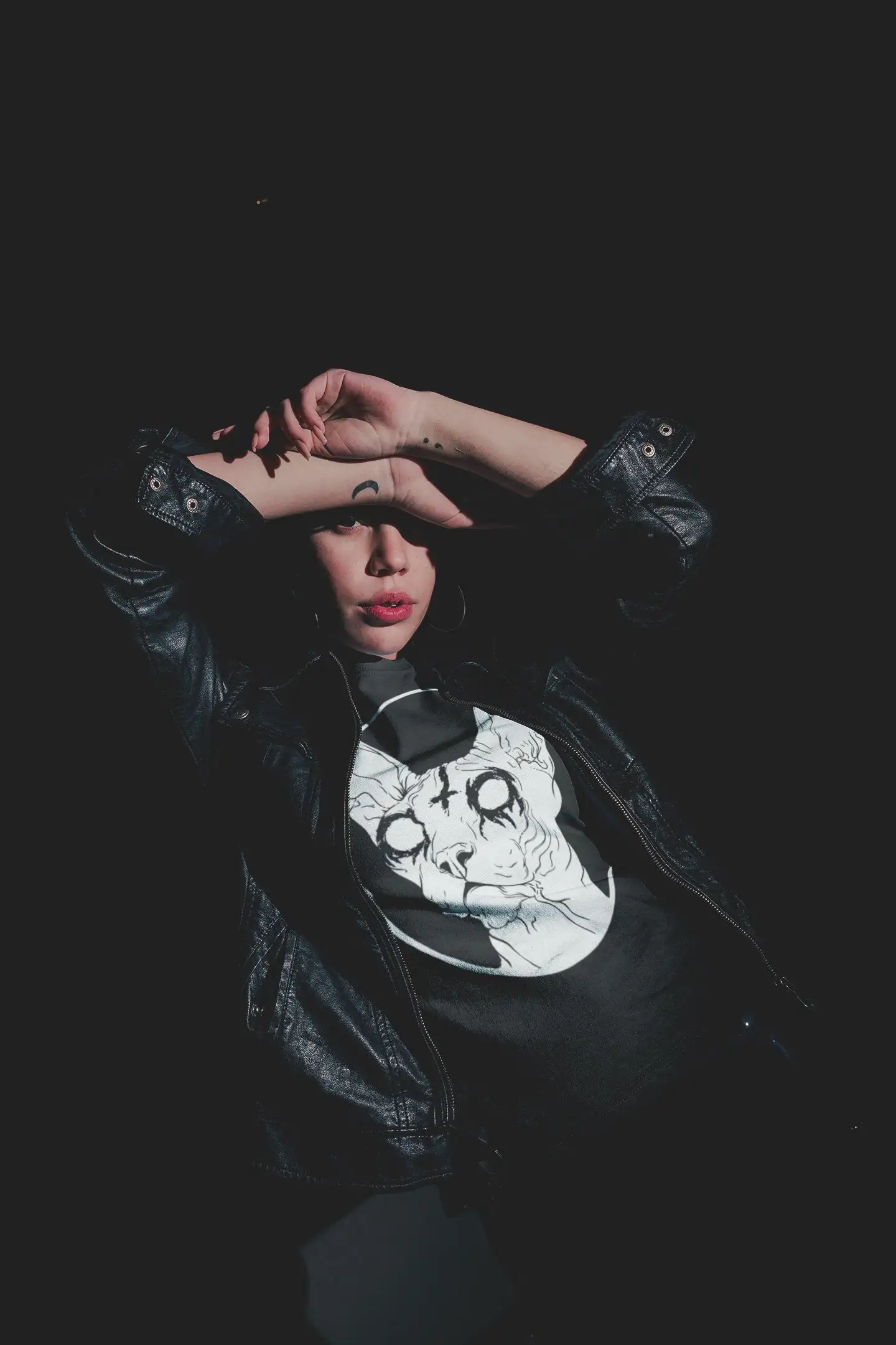 Футболка с изображением кота из Сфинкса Death Metal черная футболка в стиле готика