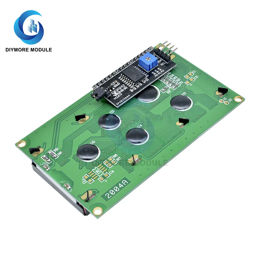 Модуль ЖК-дисплея 2004 синий/зеленый экран с IIC I2C TWI последовательный интерфейс SPI