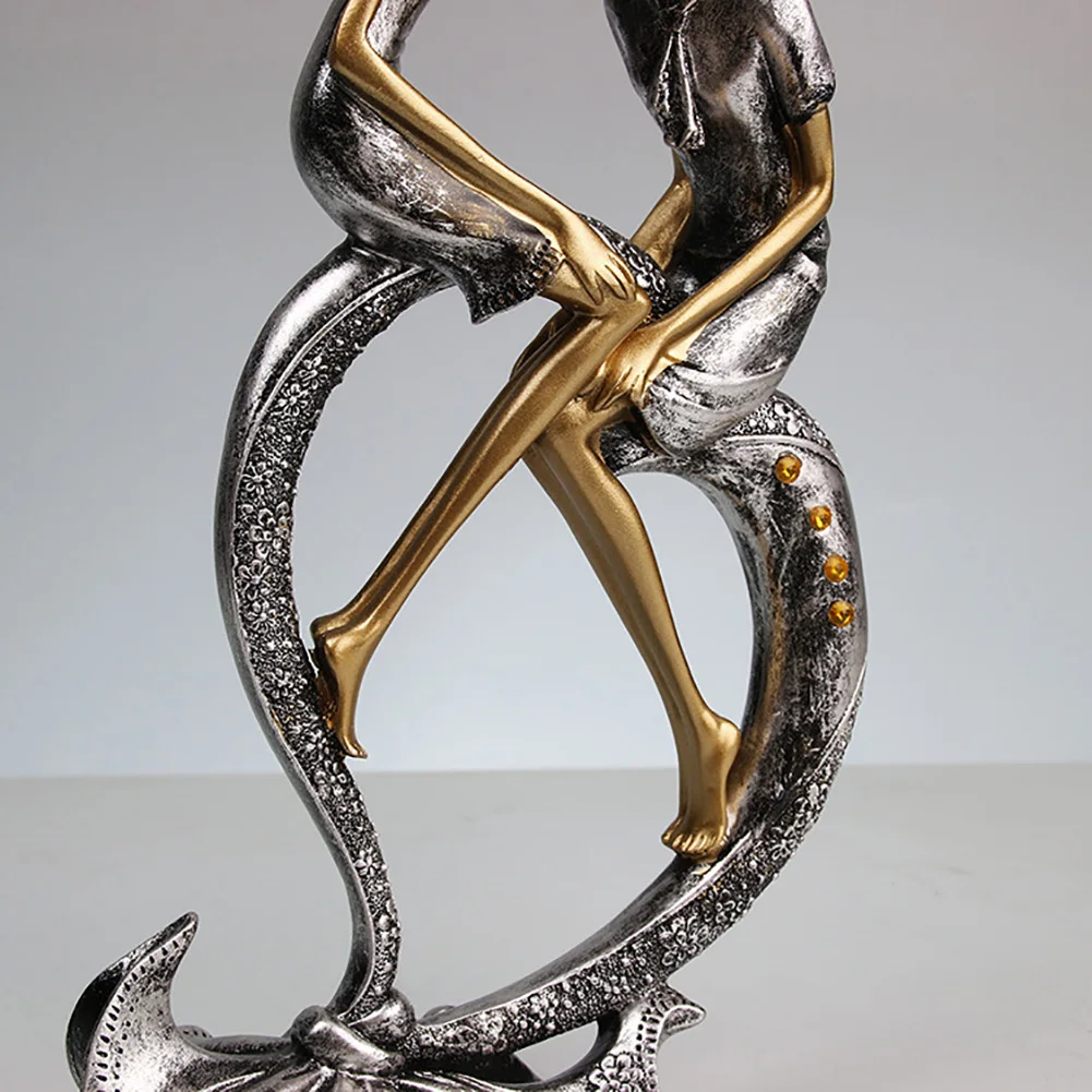 Элегантное украшение для гостиной аксессуары пар статуэтка влюбленных