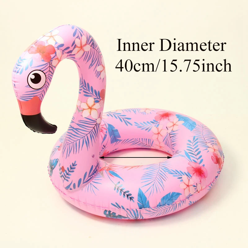 Надувное плавательное кольцо с фламинго для взрослых плавательный круг бассейна