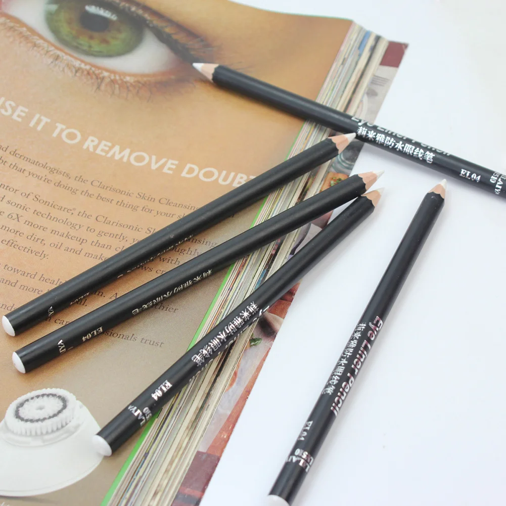 Подводка для глаз белая/черная водостойкая 5 шт. |