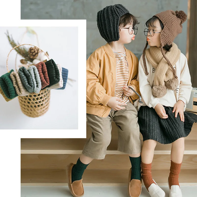 5 Pair/lot 0-5 years Kids Soft Cotton Socks Boy Girl Baby Cute Warm sport For Spring Summer Autumn Winter Children Casual socks