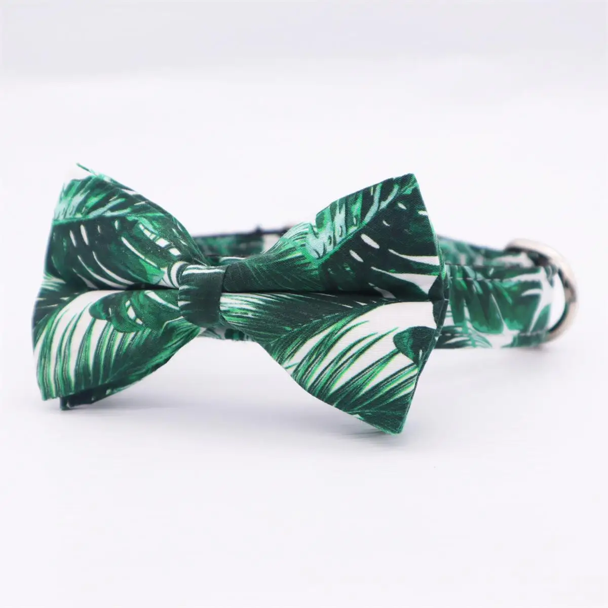 Ошейник и поводок для собак с галстуком бабочкой красивая металлическая пряжка