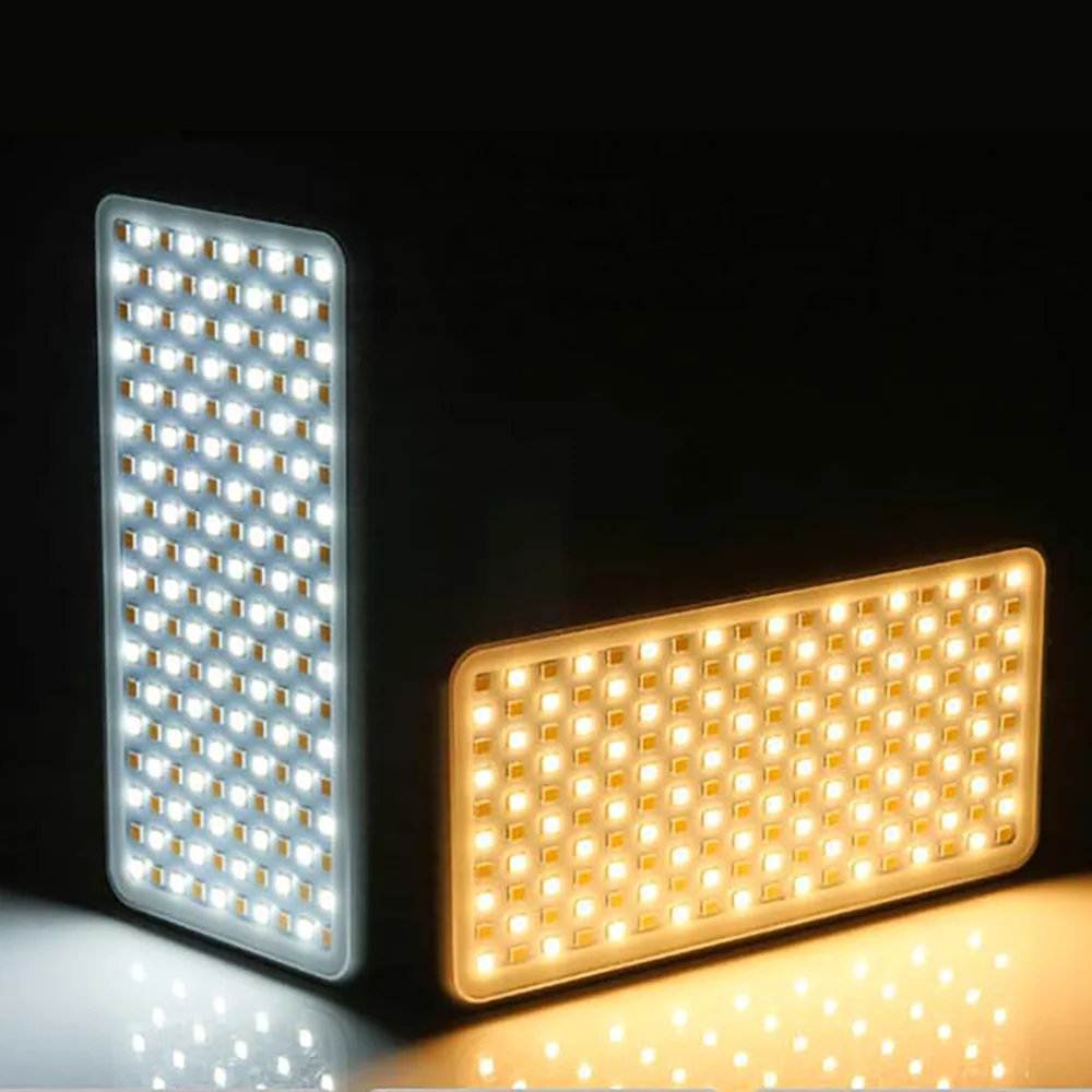 Ультра карманный светодиодный видео светильник с 12 RGB цветным фильтром Vlog