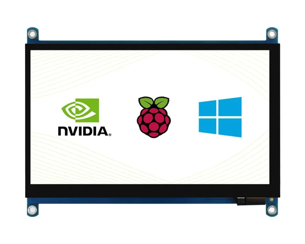 7 дюймов QLED Квантовая точка Дисплей емкостный сенсорный экран 1024*600 G + закаленное