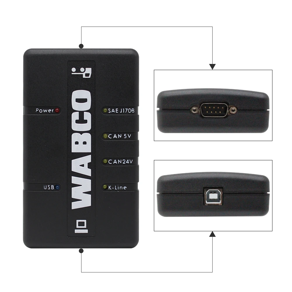 Новый WABCO диагностики WDI прицеп и грузовик диагностический Интерфейс набор для