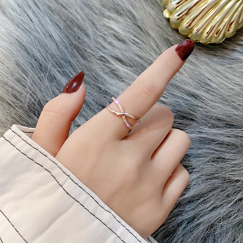 

Open Ring Girl Heart Joint Ring Fashion Personality Index Finger Ring Ring Small Finger Cold Wind Ring