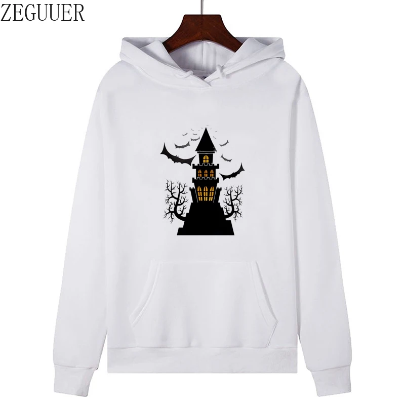 

Women Casual Halloween Hooded Long Sleeve Pullover Winter Harajuku Warm Hoodies Sweatshirts unisex hoodies