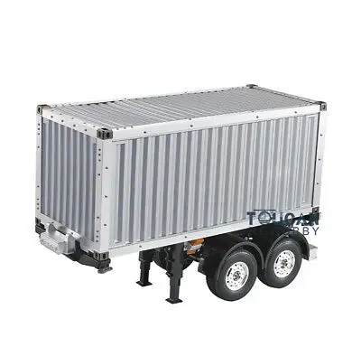 

US Stock 1/14 Hercules 20ft Container Chassis Semi Trailer for TAMIYA Tractor Truck TH01025-SMT5
