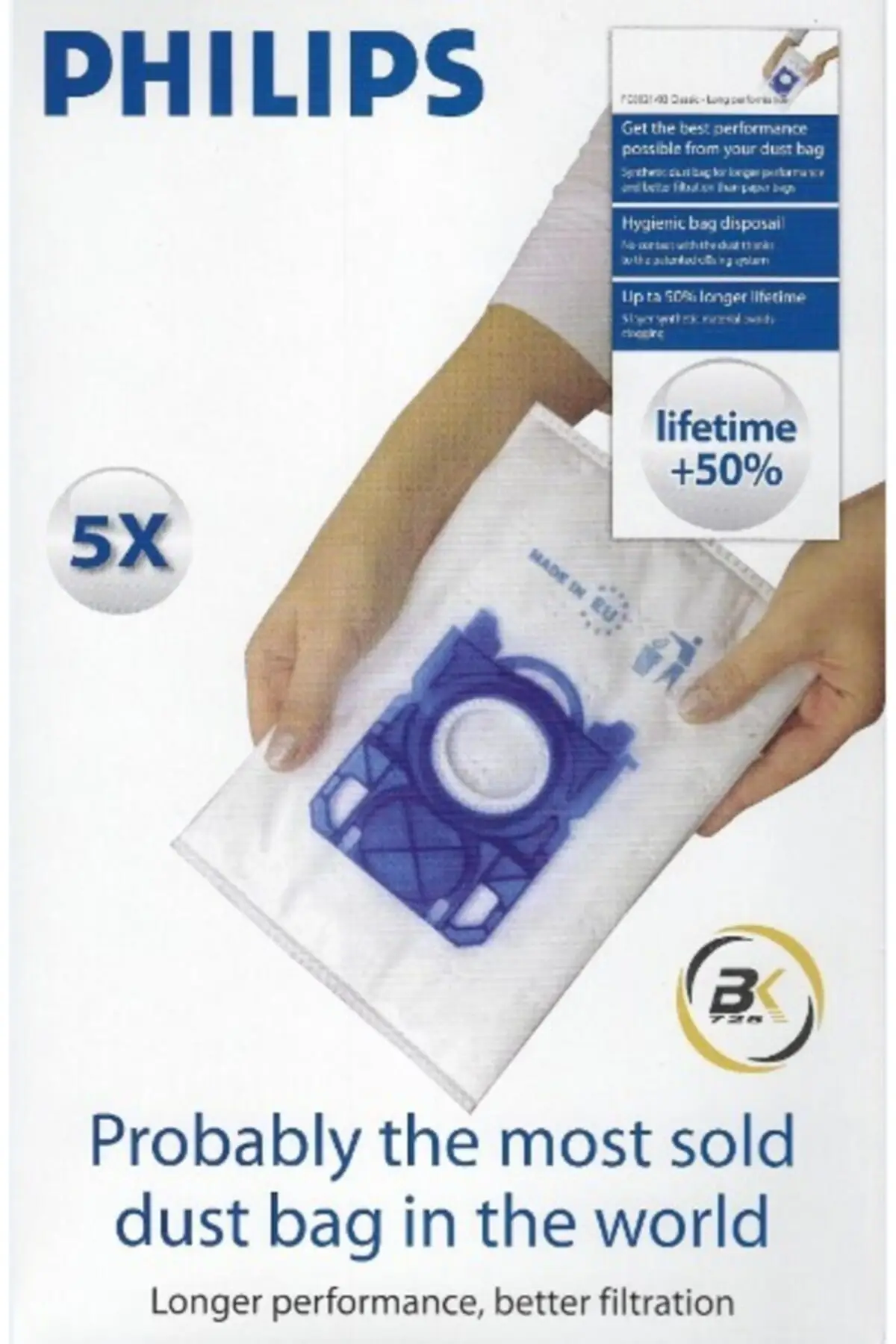 

MHK Parts Philips Vacuum Cleaner Dust Bag (5 Pcs)