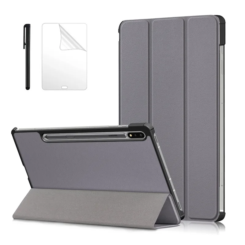 

Ultra-thin Magentic Smart PU Leather Case For Samsung Galaxy Tab S7 SM-T870 T875 S7 Plus SM-T970 T975 12.4 inch Tablet Cover