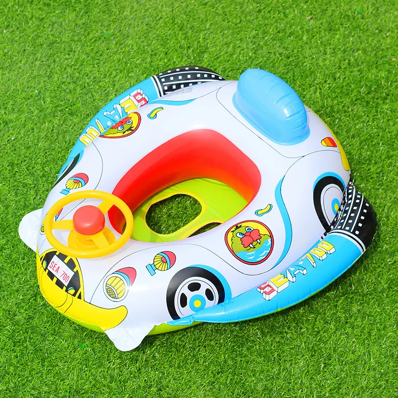 

1Pc Child Swimming Ring Baby Swimming Ring Pool Seat Toddler Float Ring Aid Trainer Water Designs For Float Kids Cartoon
