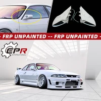 for nissan skyline r33 rhdright hand drive only gtr gtst frp unpainted 2pcs rearview rear view mirror trim replace bodykits