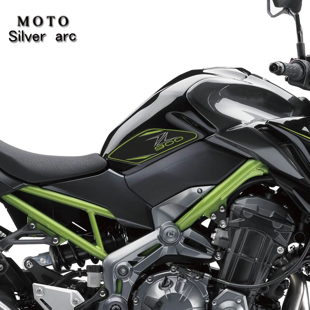 

Z900 Logo Motorcycle 3D Tank Buffer Protector Protective Sticker For Kawasaki z900 2017 2018 2019 Z 900