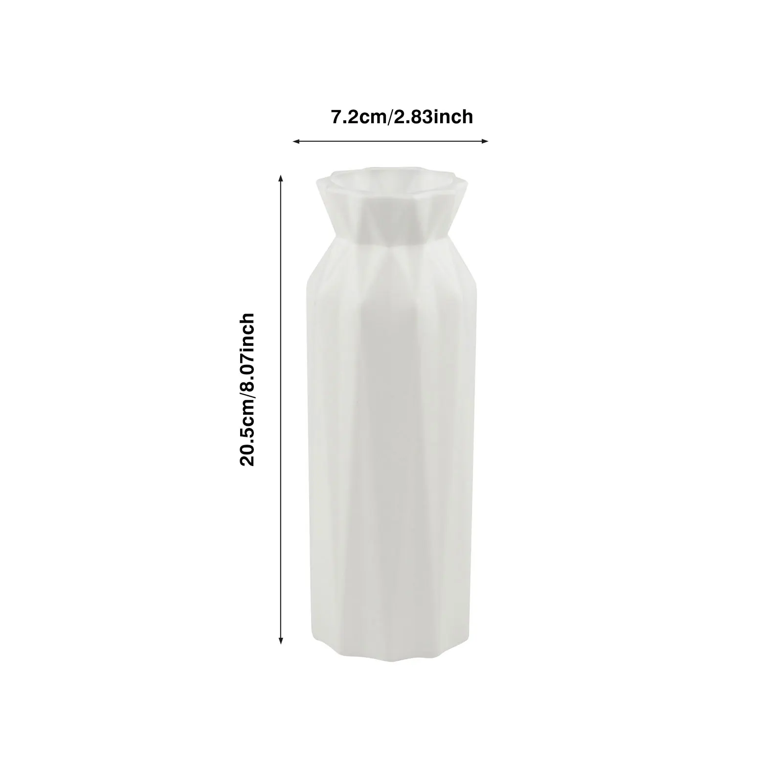 И рисунком в виде птичек-оригами пластиковая Цветочная ваза для украшения