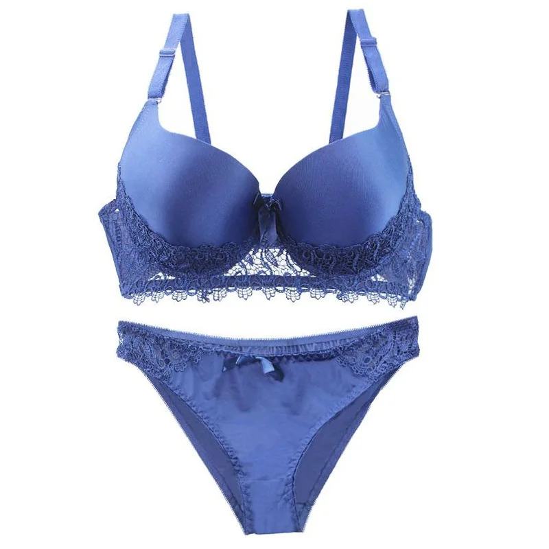 Женское нижнее белье комплект сексуального кружевного бюстгальтера с вышивкой