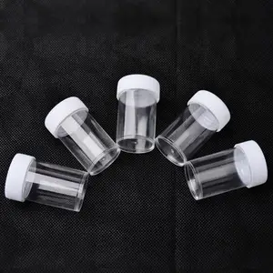 5pcs Clear Tube Bead Containers Bottle Jar Storage Jewelry display Nail Art Small Empty Bottles Sub- in India