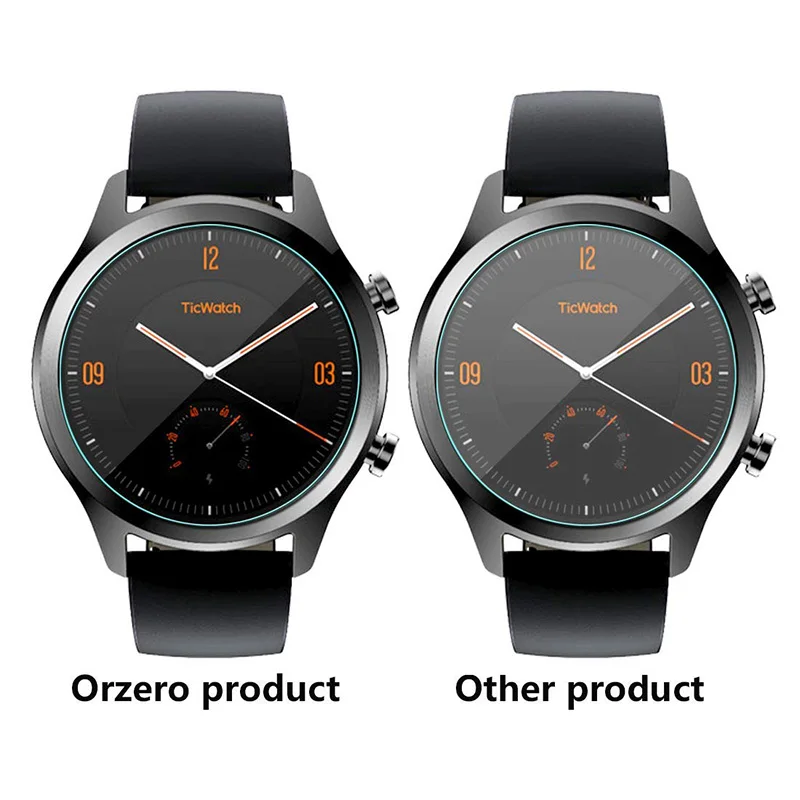 Закаленное стекло для смарт часов Ticwatch Pro / S/C2 0 3 мм 2 шт./упаковка|Защитные стёкла и