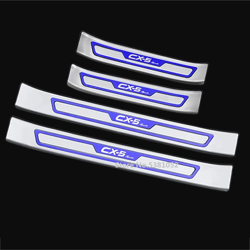 Накладка на порог двери для Mazda CX-5 CX 5 CX5 2017 2018 2019 2020 | Автомобили и мотоциклы